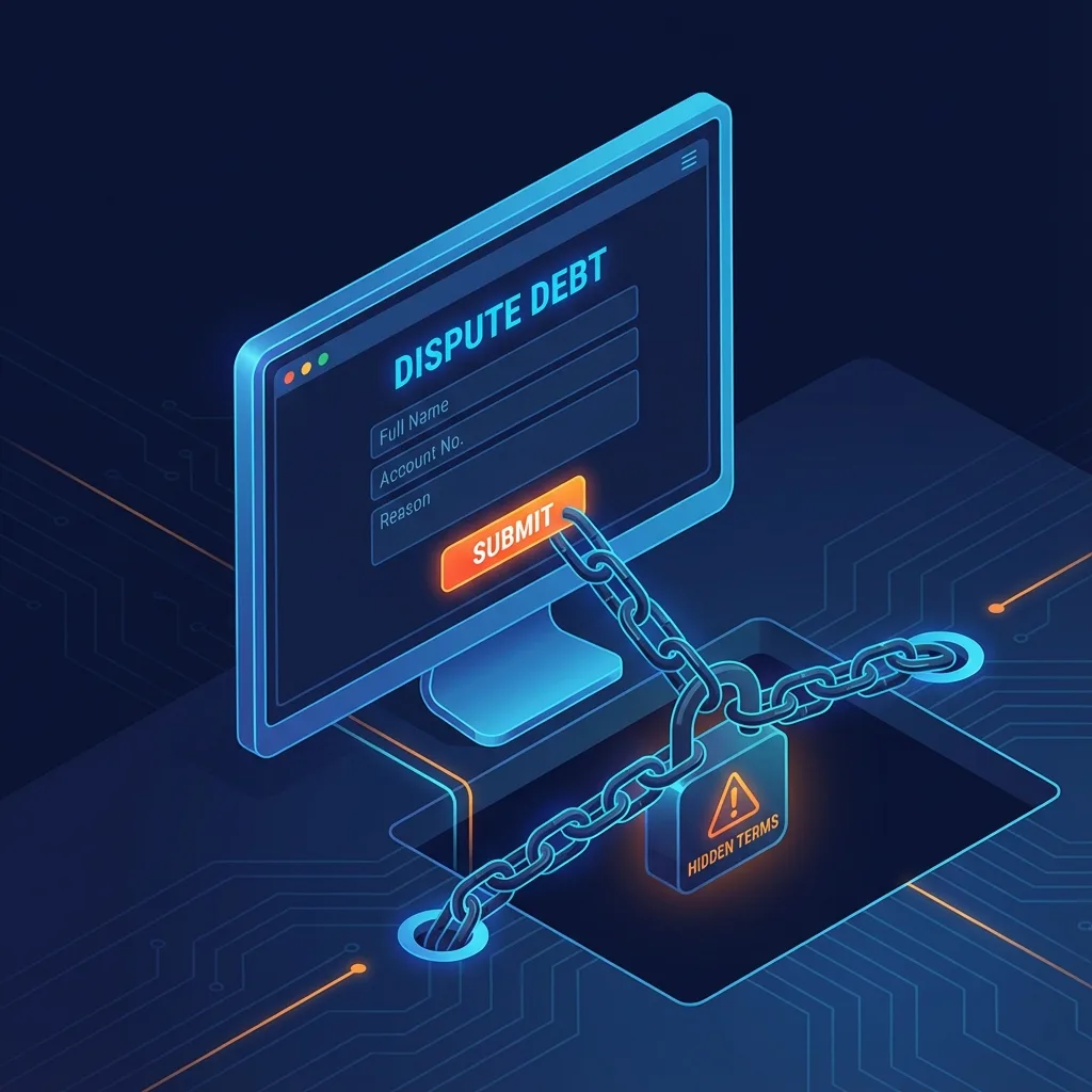 The "Dispute Trap": How Debt Collectors Use Web Portals to Strip Your Rights
