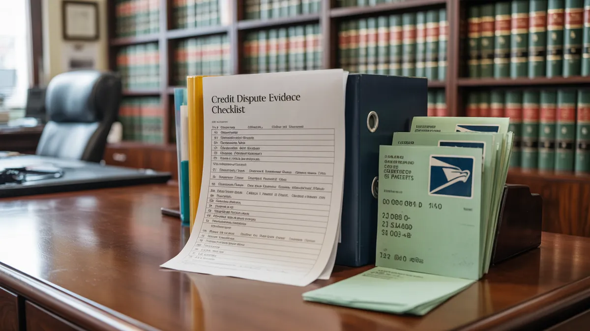Checklist of required evidence to successfully sue a credit bureau