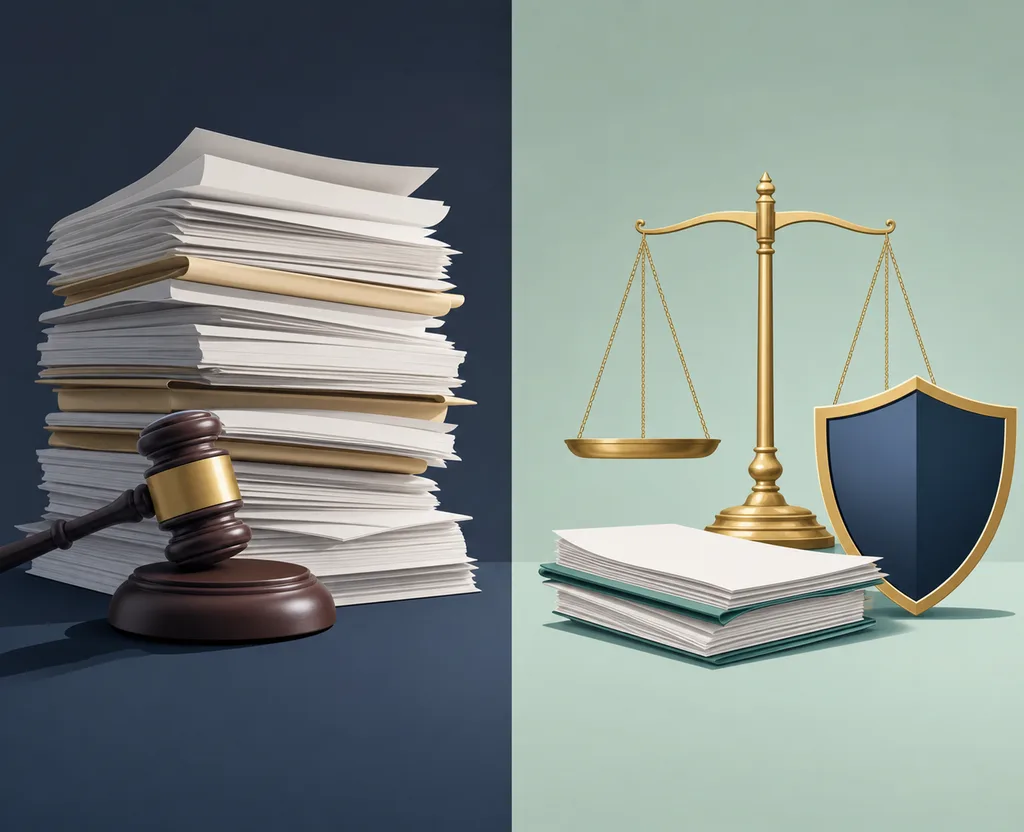 Text-free comparison of high-cost family law billing and fee-shifting consumer rights representation